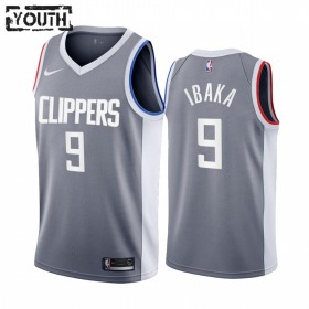 Dres Los Angeles Clippers Serge Ibaka 9 2020-21 Earned Edition Swingman - Dječji